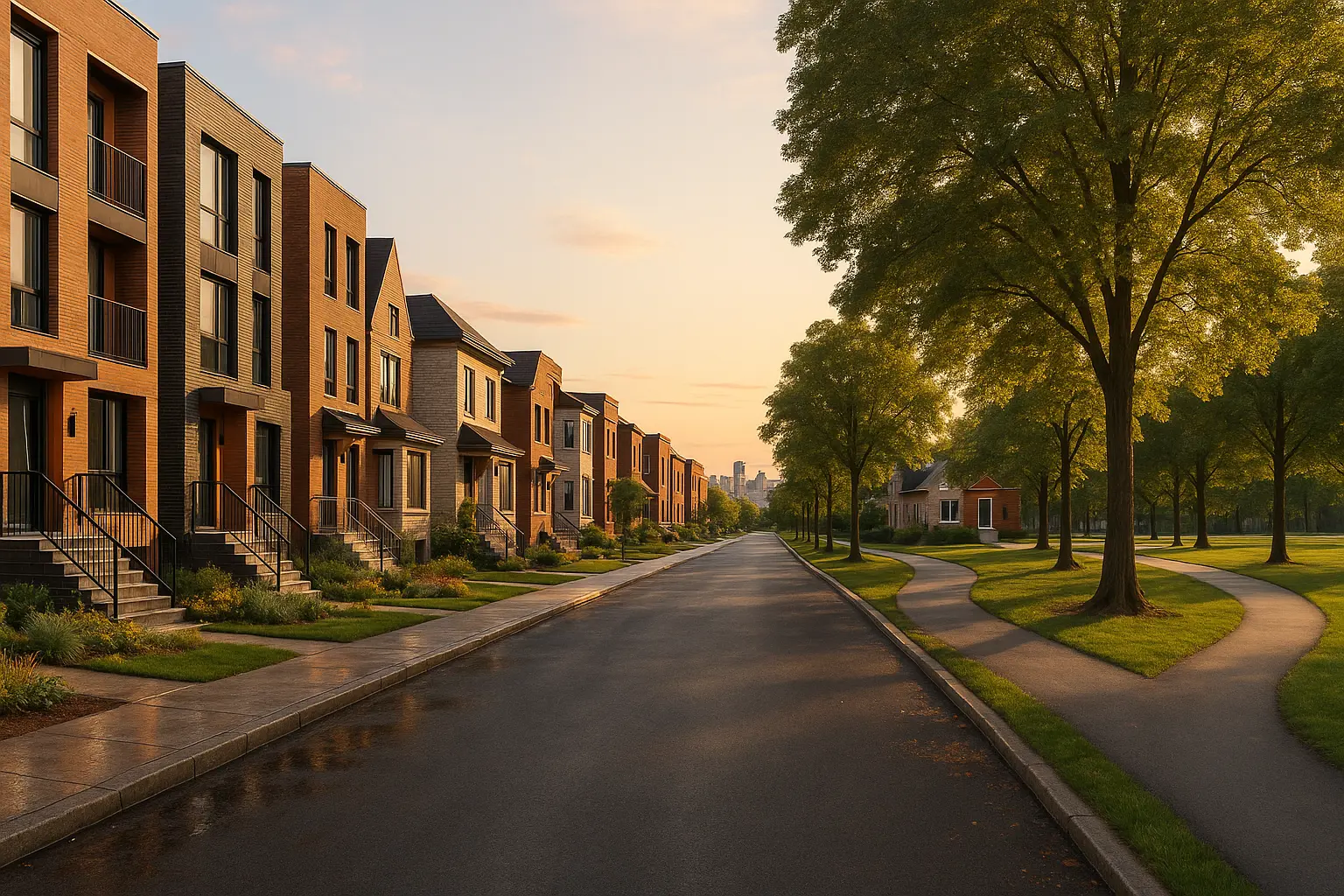 New Houses in Mercier-Hochelaga-Maisonneuve