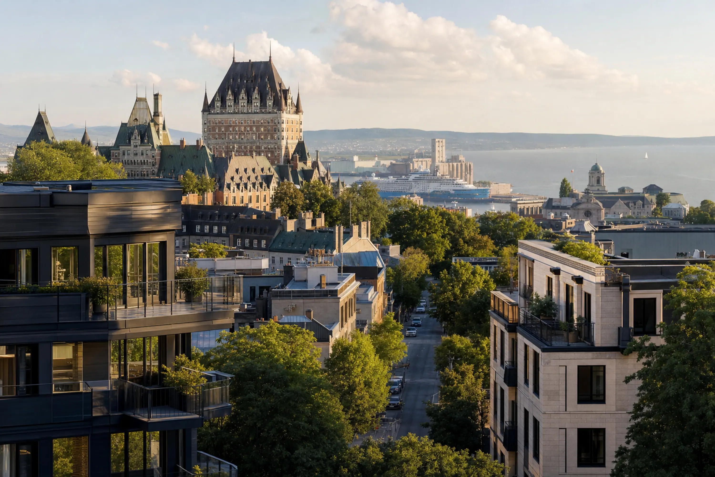 Condos neufs à louer à Québec