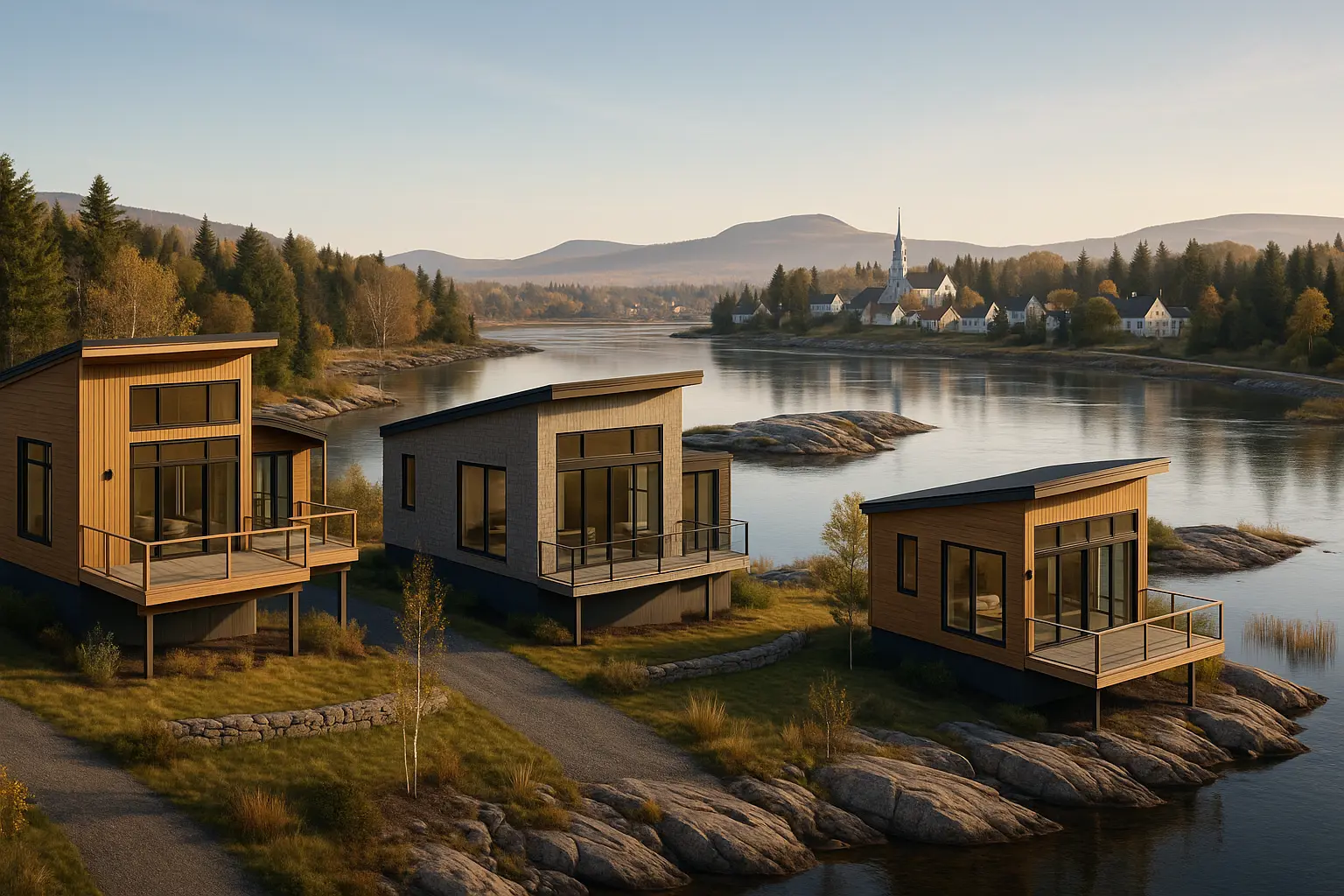 Maisons usinées à Chute-aux-Outardes