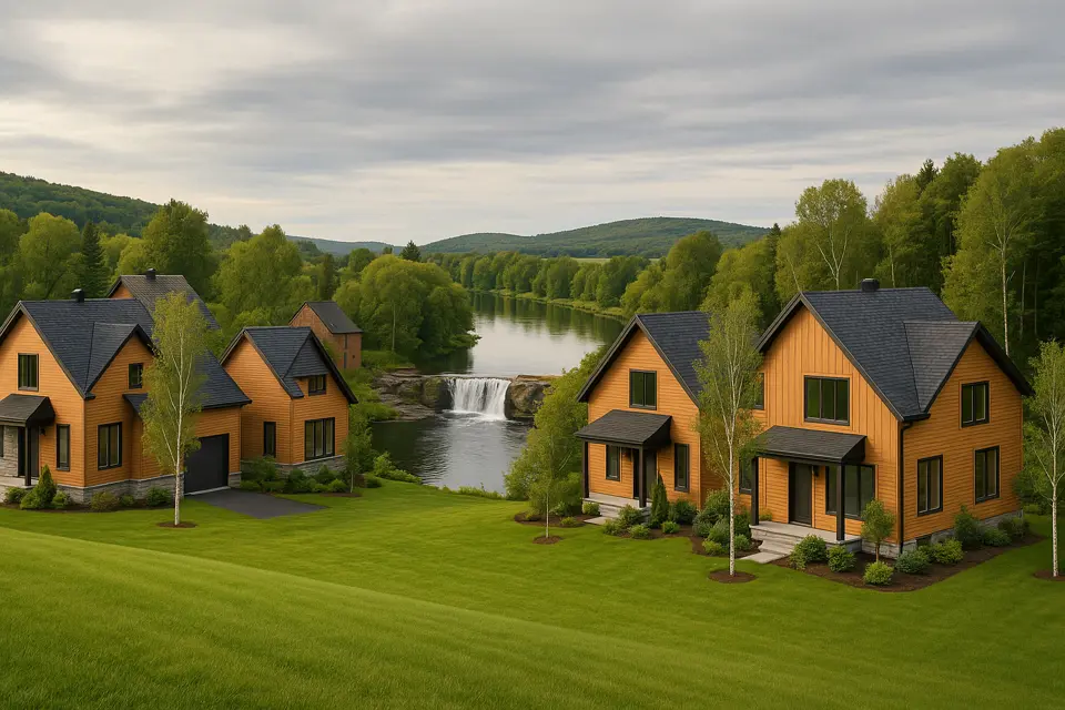 Maisons neuves à Kingsey Falls