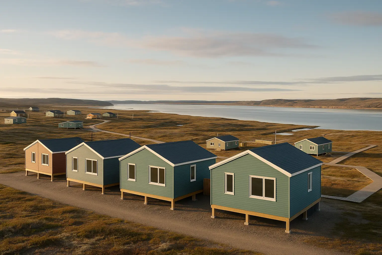 Maisons usinées à Kuujjuaq