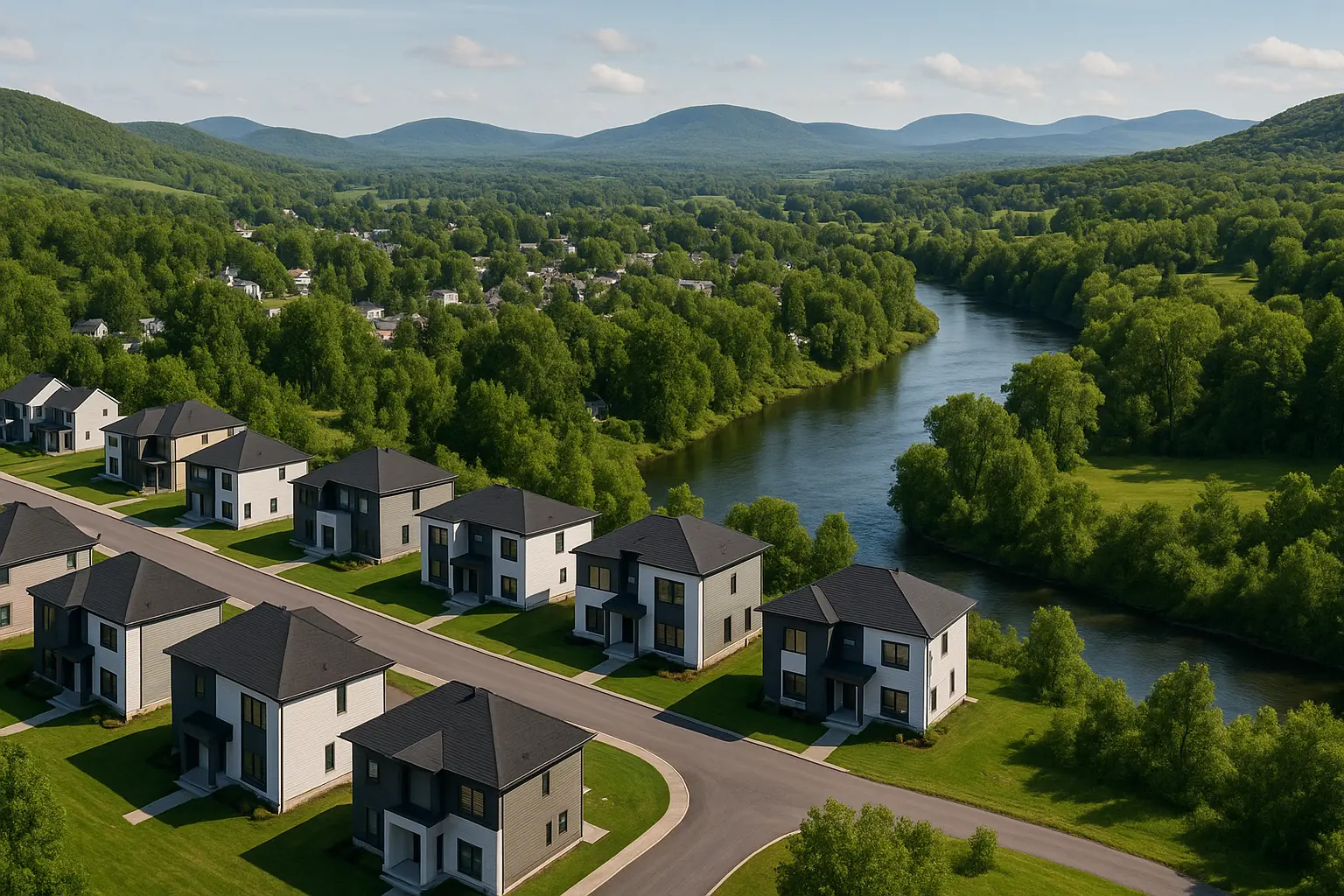 Maisons neuves à vendre à Lachute dans les Laurentides