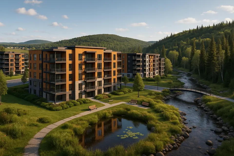 Condos neufs à louer à Authier-Nord