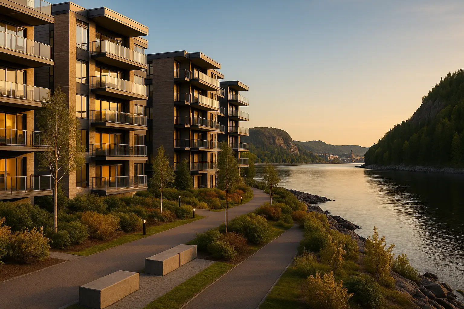 Condos et appartements neufs à louer à Chicoutimi