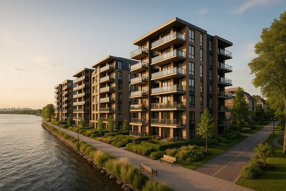 Condos neufs à louer Laval des Rapides