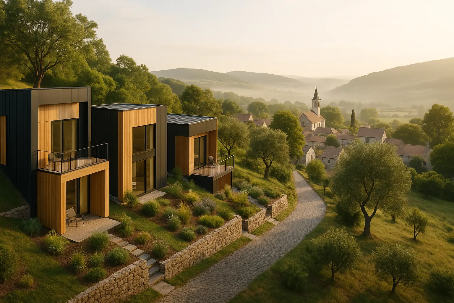 Maisons usinées à Gethsémani