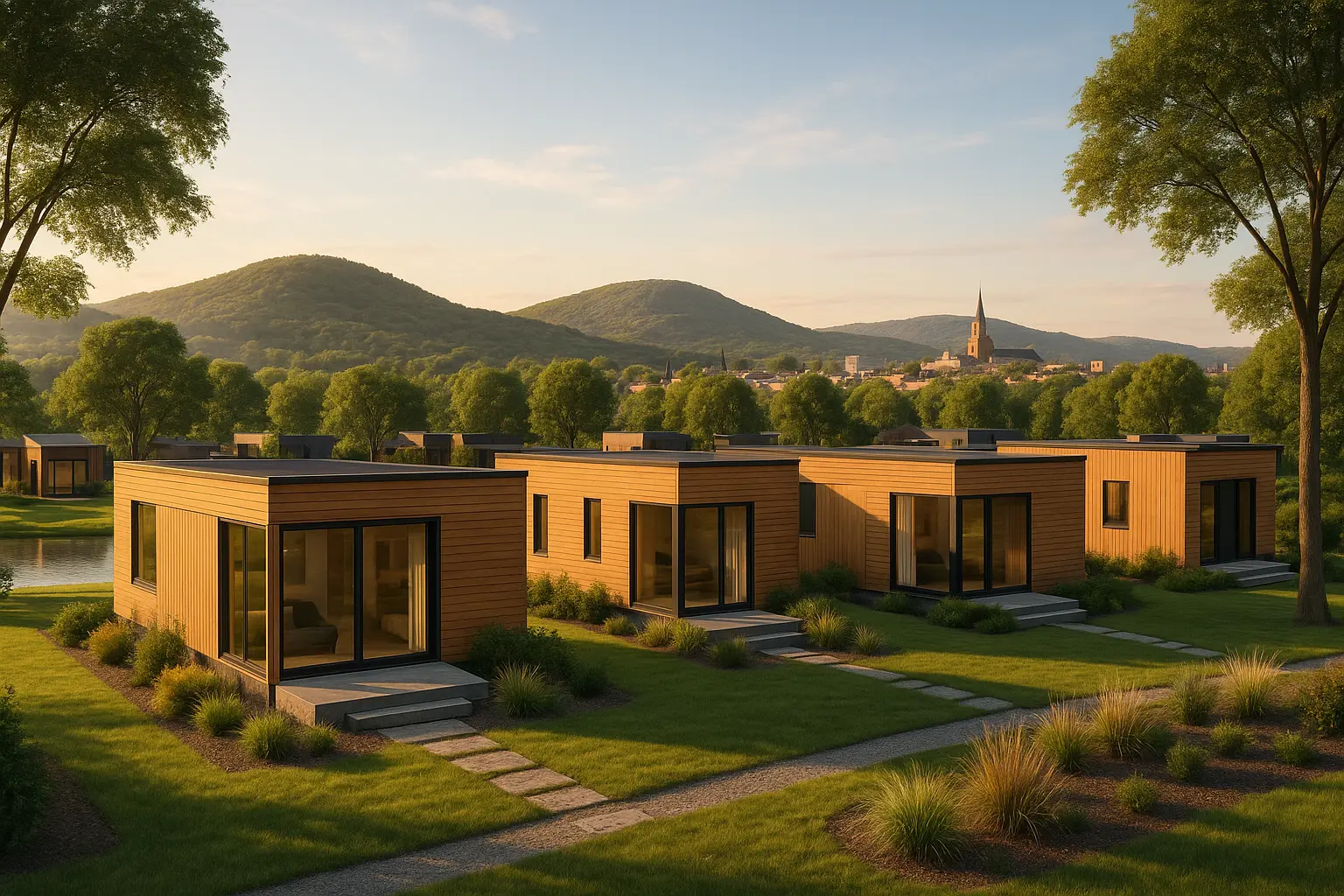 Maisons usinées à Gallix
