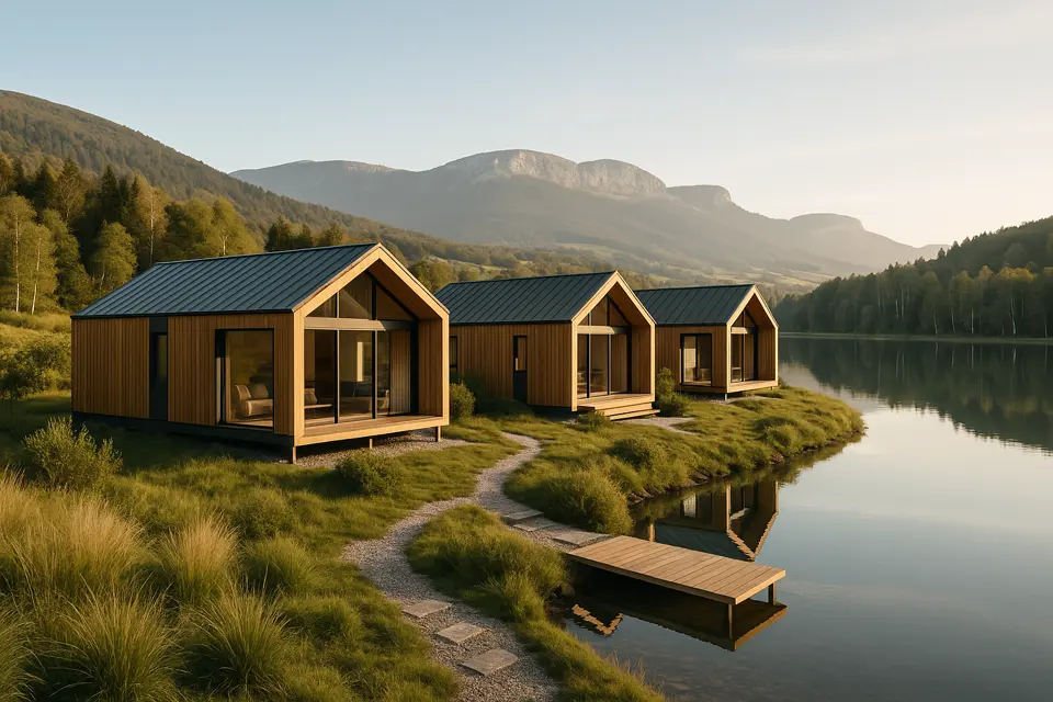Prefab Houses in La Crohe