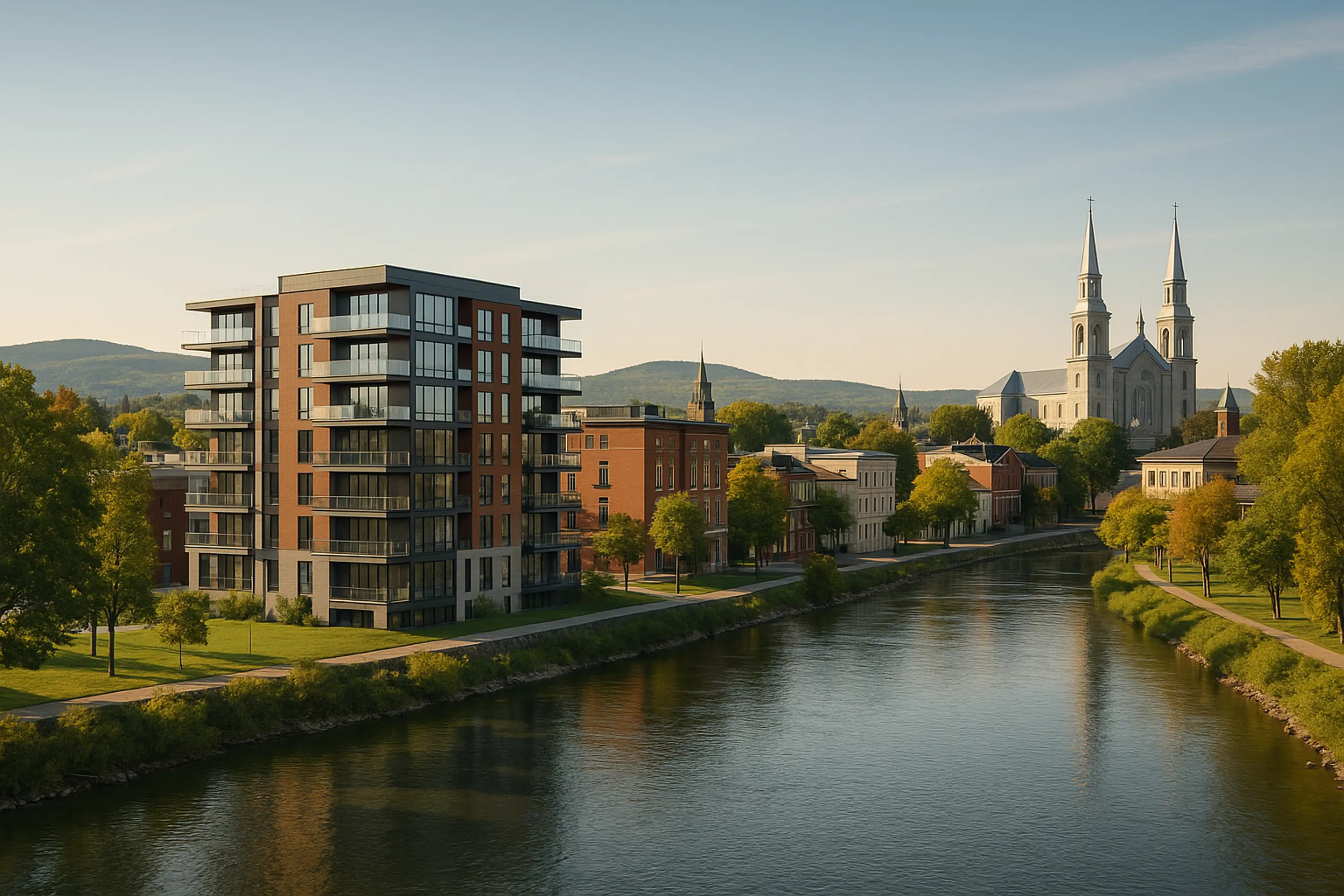Condos neufs à louer à Joliette