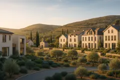 Maisons neuves à Gethsémani