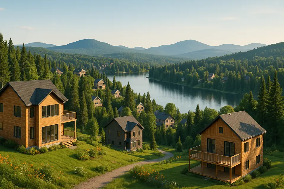 Maisons neuves à vendre à Sainte-Agathe-des-Monts dans les Laurentides