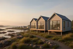 Prefab Homes in L'Ile-d'Entrée