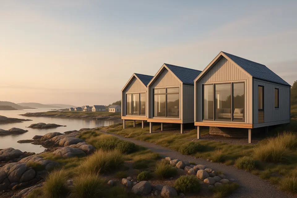 Prefab Homes in L'Ile-d'Entrée