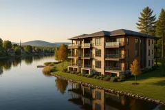 Condos neufs à louer à Beaulac-Garthby