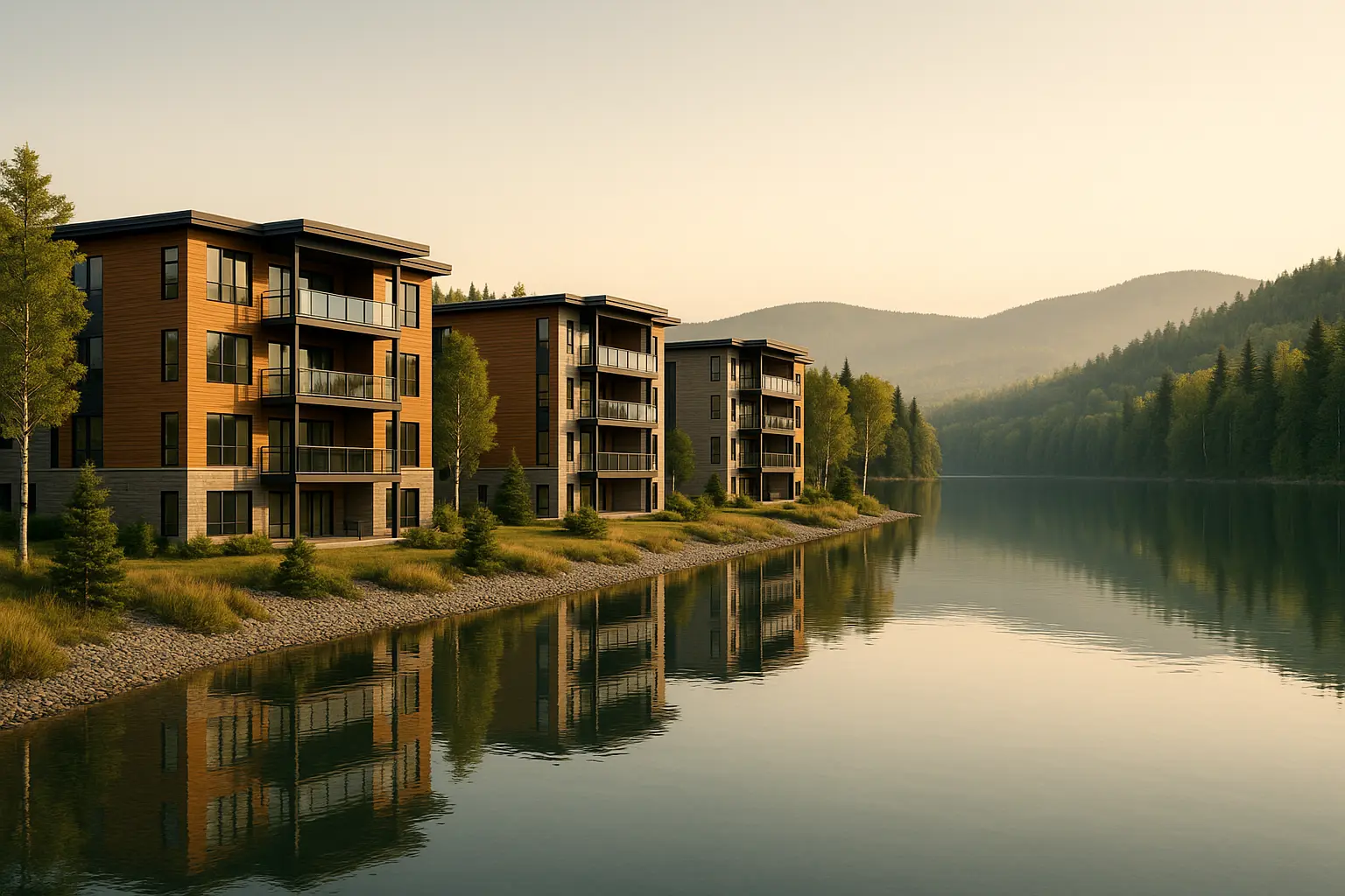 Condos et appartements neufs à louer à Métabetchouan–Lac-à-la-Croix