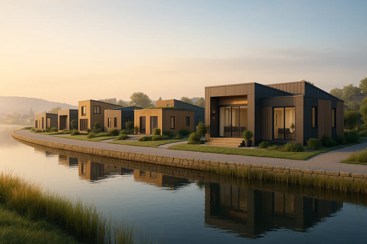 Maisons usinées à Bassin