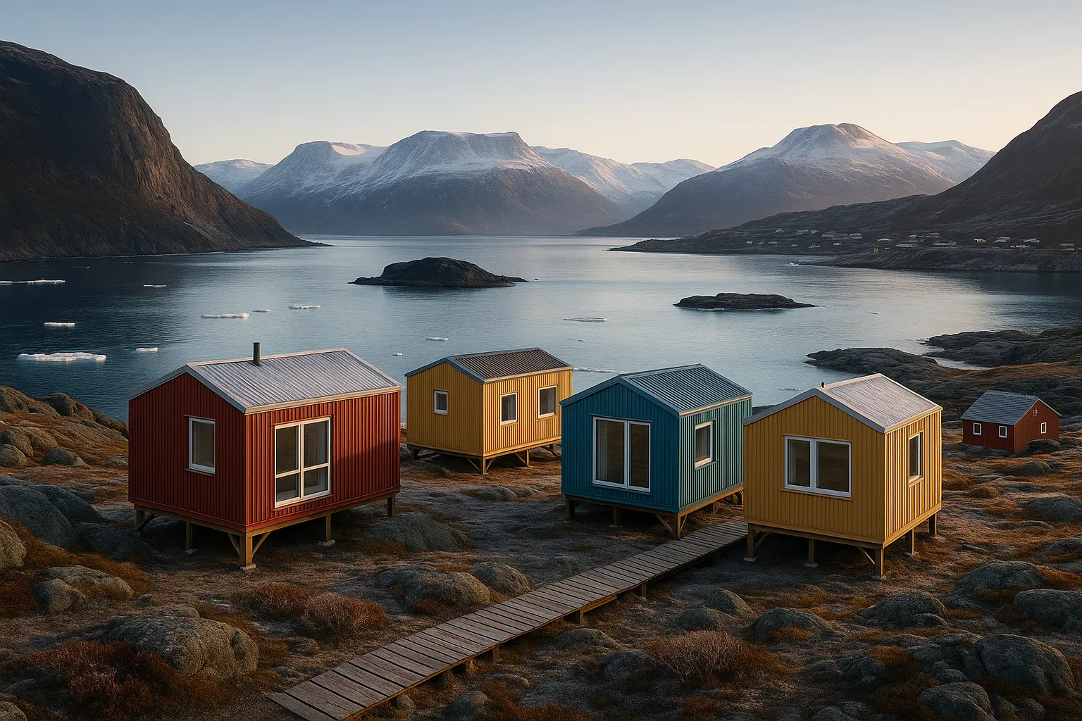 Maisons usinées à Kangiqsualujjuaq