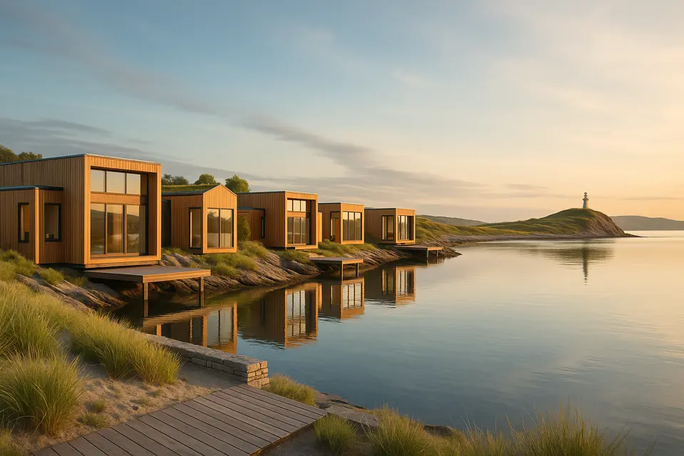 Prefab Homes on Île Paton