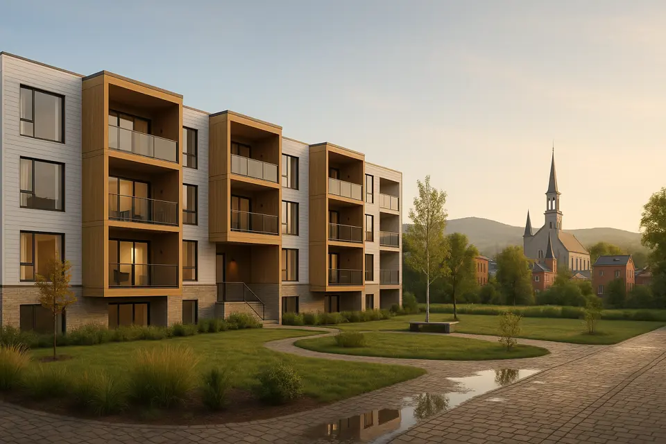 Condos neufs à louer à Auclair