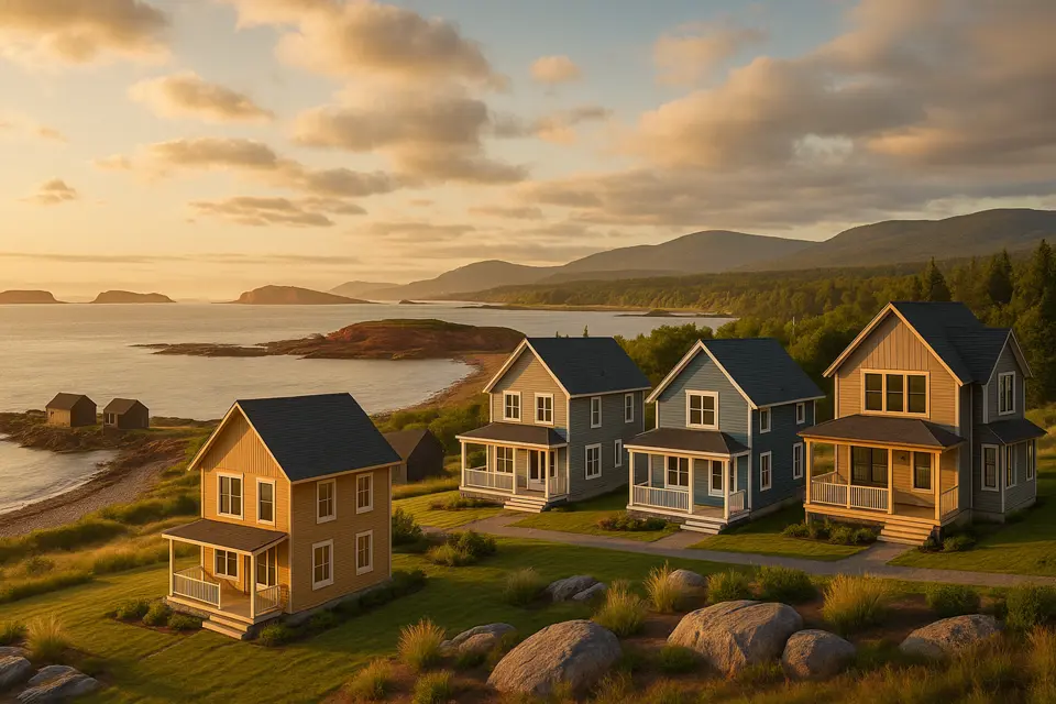 Maisons neuves en Gaspésie et Îles-de-la-Madeleine