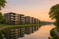 Condos neufs à louer à Sainte-Marthe-sur-le-Lac