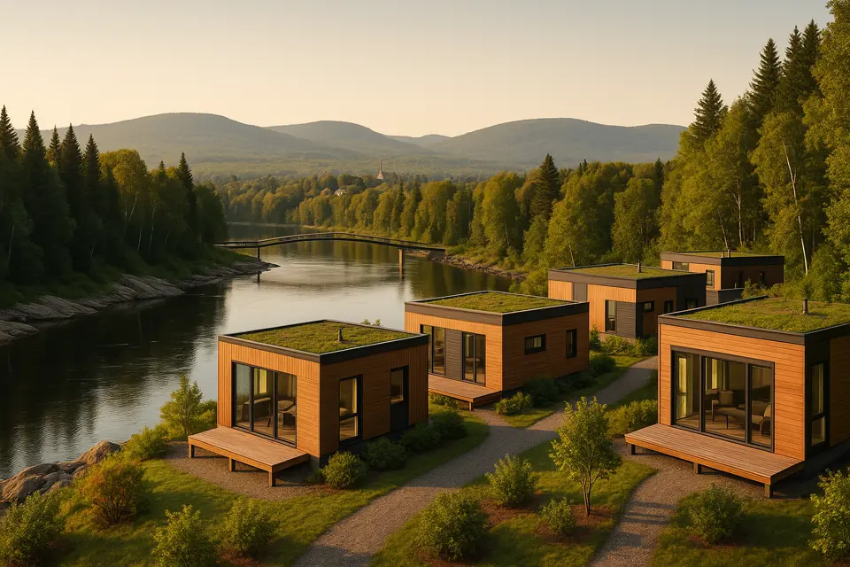 Prefab Homes in Sainte-Catherine-de-la-Jacques-Cartier