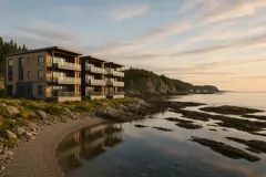 Condos neufs à louer Baie-Trinité