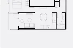 1 chambre (unité 543)