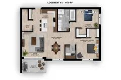 2 chambres