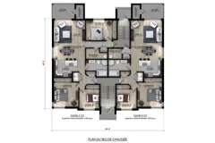 3 chambres (unité #201)