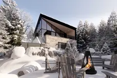 Maisons unifamiliales en montagne