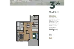 1 chambre (type D)