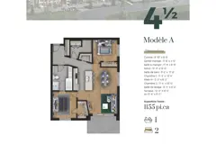 2 chambres (type A)