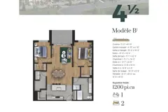 2 chambres (type B)