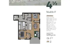 2 chambres (type F)
