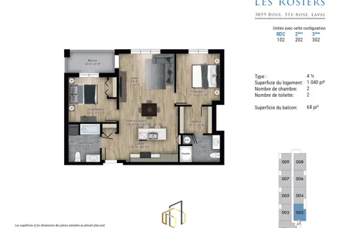 2 chambres