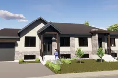 Bungalow jumelé avec garage