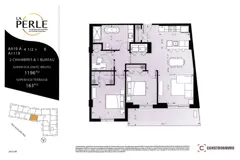 2 chambres +bureau