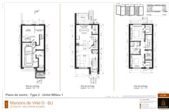 Maison de ville 3 chambres