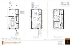 Maisons jumelées 4 chambres