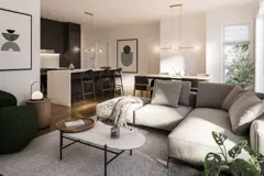 1 chambre avec espace bureau